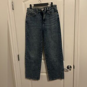 Women’s Stretchy Blue Straight-Leg Jeans